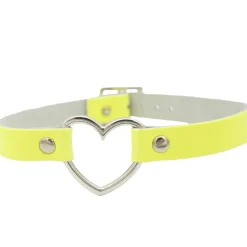 Bullet 69heart fitting - Choker, yellow Chokerit|Pastelligootti
