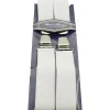 Outlet - Henkselit, white 3,5cm Rockabilly|Festarikamaa