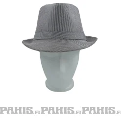 New - Kimaltava trilby hattu, pink/white Naamiaisasut|Lierihatut