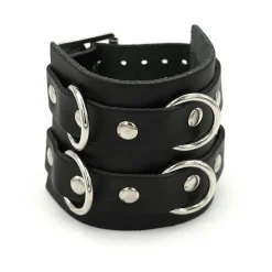 Best 4 Leather strips with metal rings - Niittiranneke Goottikamaa|Nahka- Ja Niittirannekkeet