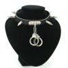 Sale Bullet 69 1row medium spike and handcuff - Choker Goottikamaa|Pikkutuhmaa