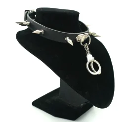 Sale Bullet 69 1row medium spike and handcuff - Choker Goottikamaa|Pikkutuhmaa
