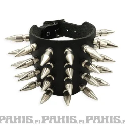 Clearance 4 row medium spikes - Niittiranneke Nahka- Ja Niittirannekkeet|Punk!
