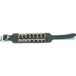 Discount 2row small pyramid and 1row small cone spike - Niittiranneke Goottikamaa|Nahka- Ja Niittirannekkeet