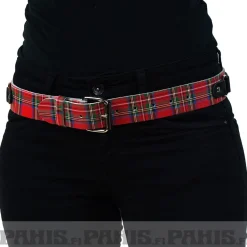 Online small rings tartan - Nahkavyö Vyöt & Niittivyöt|Punk!