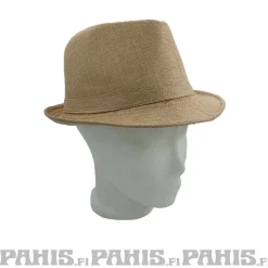 New - trilby hattu, straw Naamiaisasut|Lierihatut