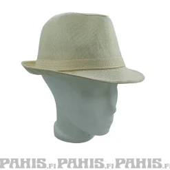 Clearance - trilby hattu, white Naamiaisasut|Lierihatut