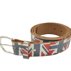 New Union Jack pattern - Vyö, 4cm Vyöt & Niittivyöt|Punk!