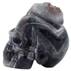 Hot Chevron Ametisti- Rock pääkallo 5cm Ametisti|Koriste-Esineet