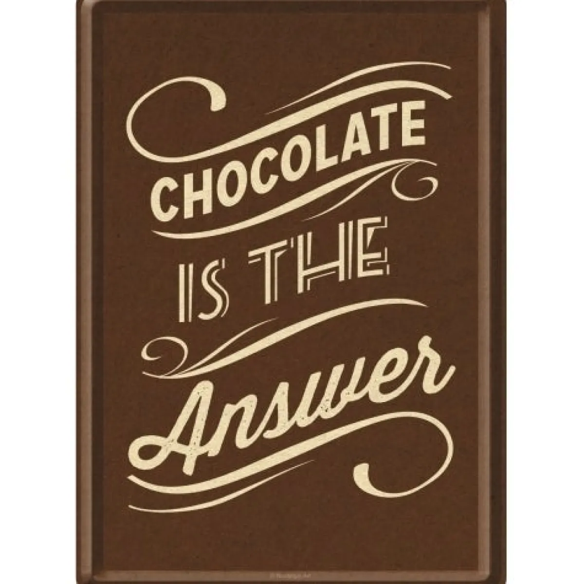 Best Chocolate Is The Answer- Postikortti Seinäkyltit & Taulut|60-Vuotiaalle