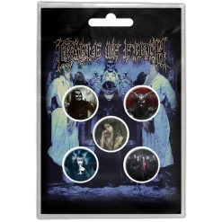 Hot Cradle of Filth - Pinssi setti 5kpl Pinssit Ja Rintanapit|Cradle Of Filth