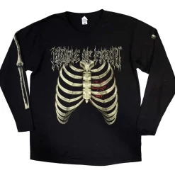 New Cradle Of Filth Skeleton - Pitkähihainen paita Pitkähihaiset Paidat|Bändipaidat