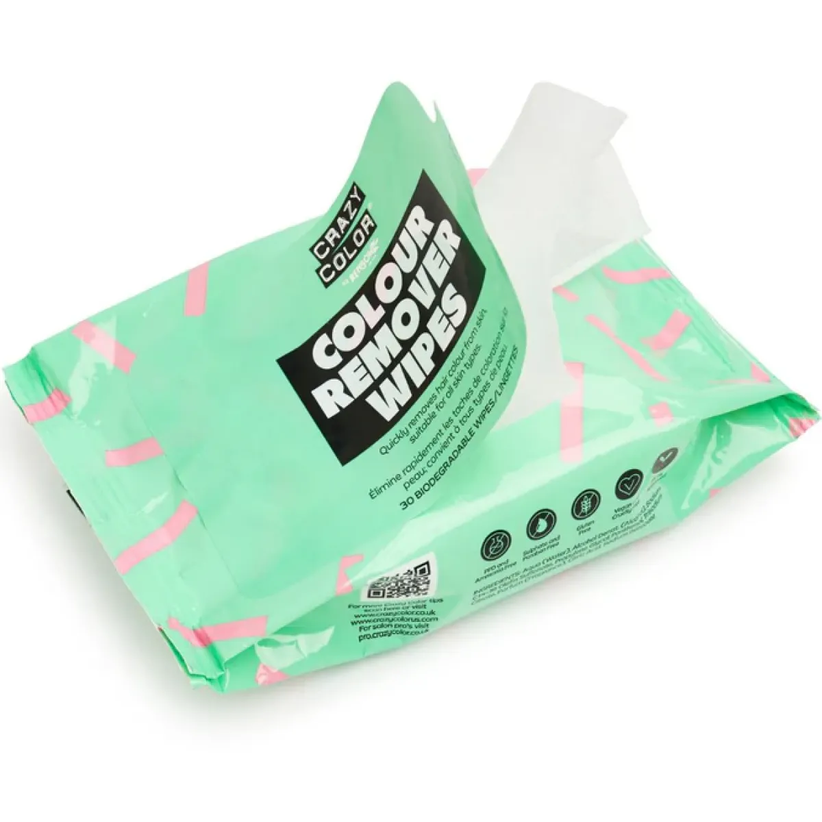 Outlet - Colour Remover Wipes Shokkihiusvärit