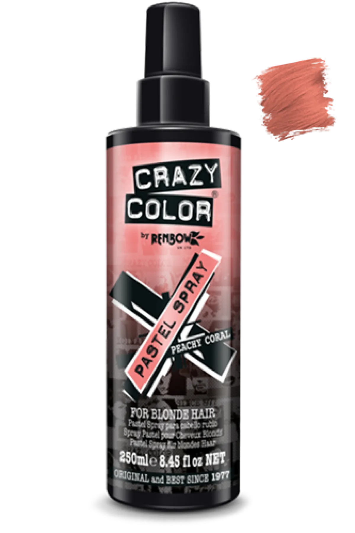 Outlet Pastel Spray Peachy Orange - Värisuihke Shokkihiusvärit