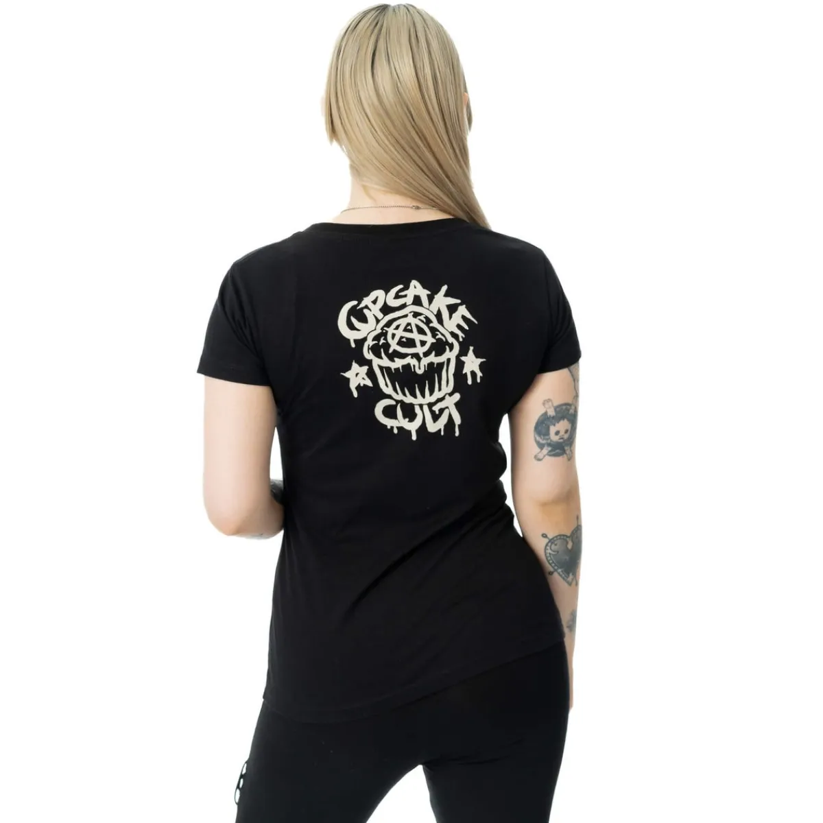 Online Cupcake Cult Moonlight - Lady fit T-paita Kissateema|T-Paidat