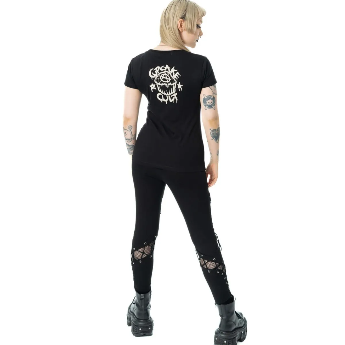 Online Cupcake Cult Moonlight - Lady fit T-paita Kissateema|T-Paidat