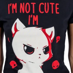 Sale Purr Evil - Naisten T-paita Kissateema|T-Paidat