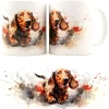 New Dachshund Splash -Muki Koiramukit