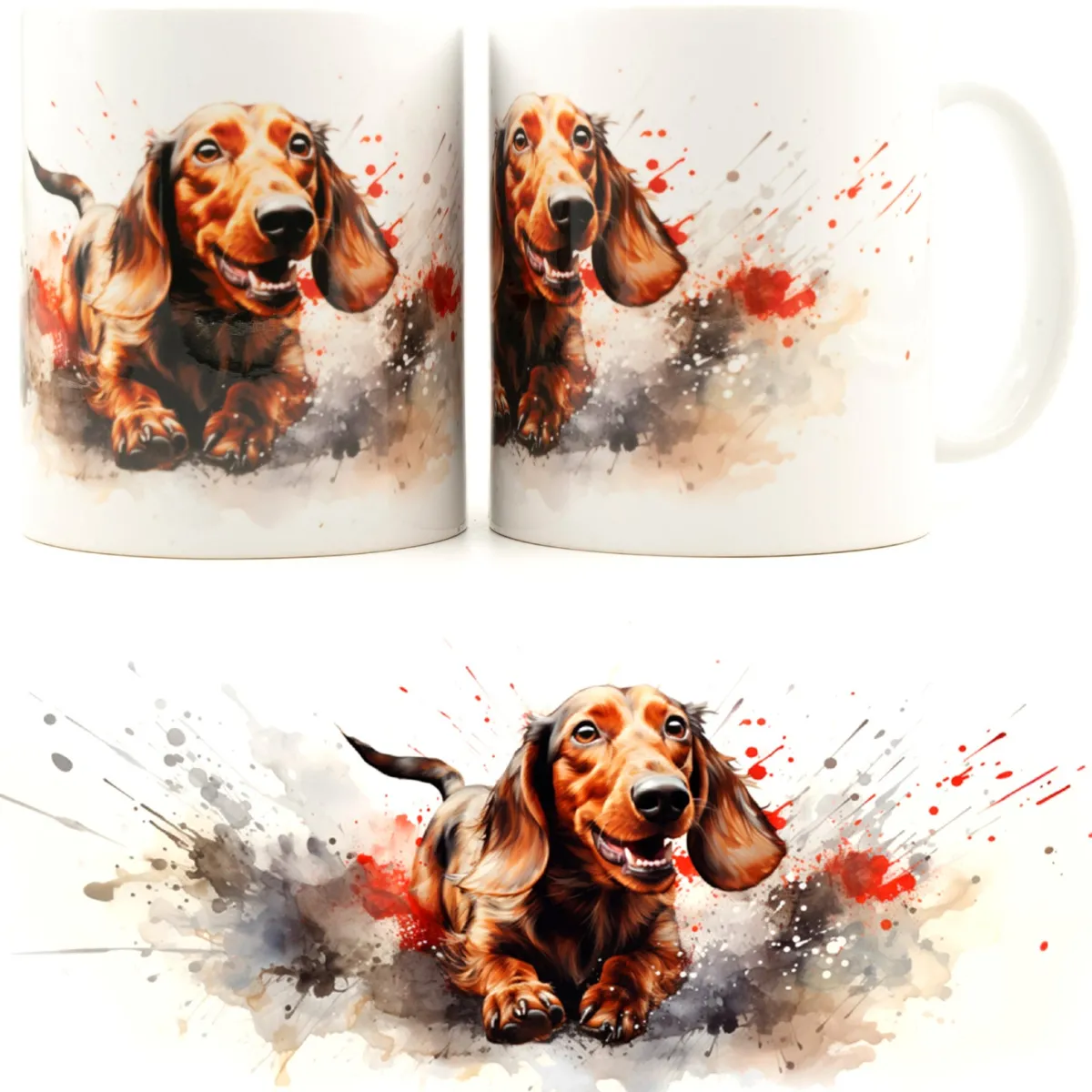 New Dachshund Splash -Muki Koiramukit