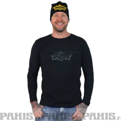 Clearance pitkähihainen paita, musta logo Isälle