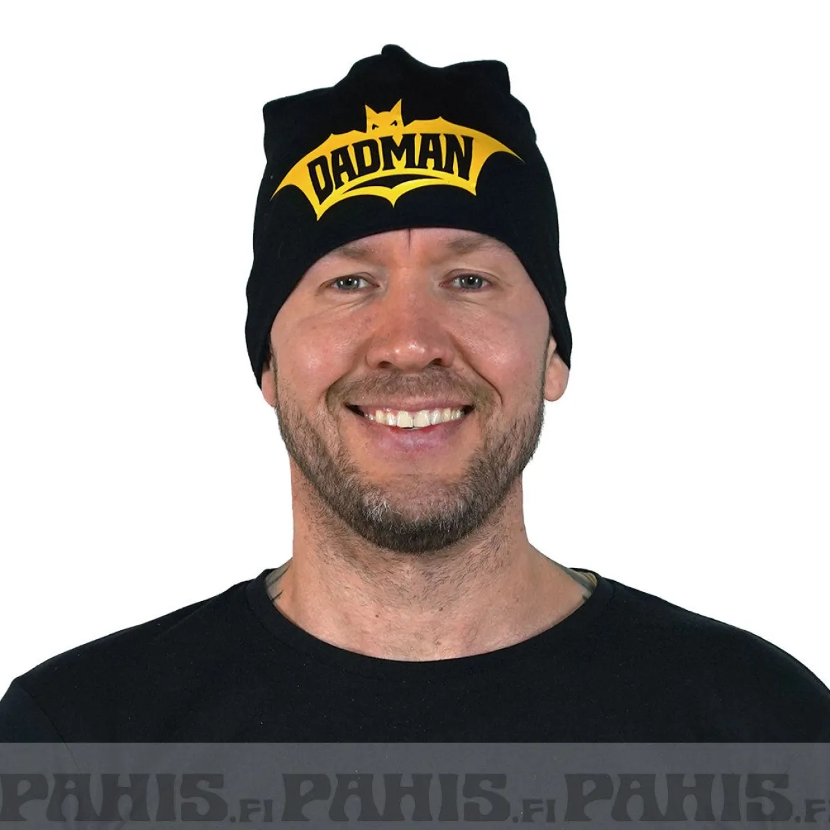 Best - Puuvillatrikoo pipo, keltainen logo Isälle|Pipot & Hatut