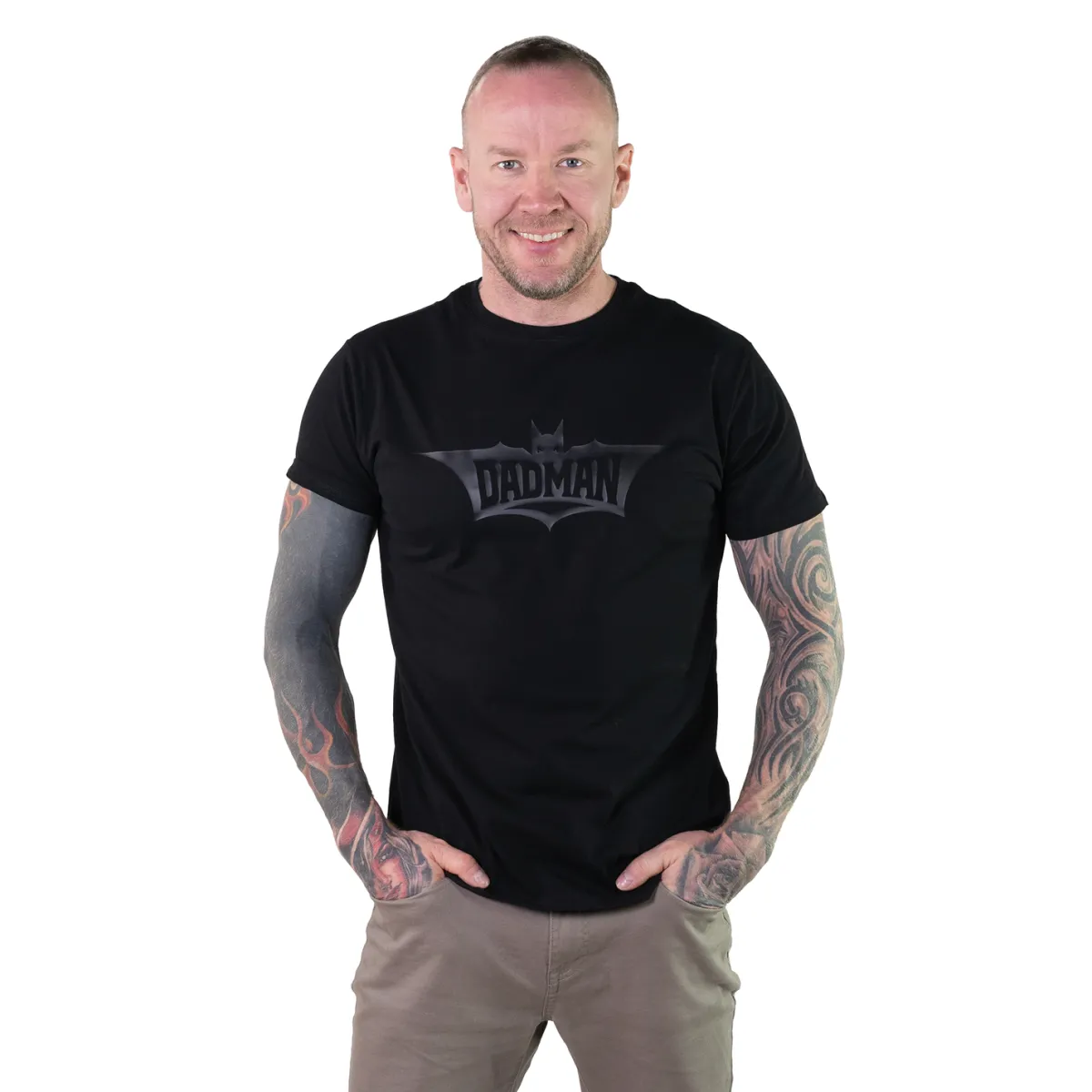 - T-Paita, musta logo Isälle|T-Paidat
