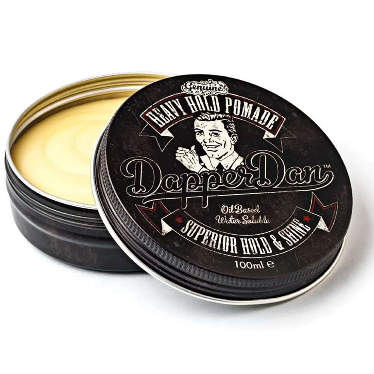 Clearance Dapper Dan Deluxe Pomade Heavy Hold - Hiusvaha 100ml Hiustenhoito|Rockabilly