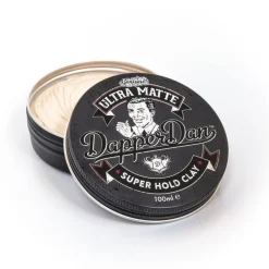 Sale Dapper Dan Super Hold Clay Matte - Hiusvaha 100ml Hiustenhoito|Rockabilly