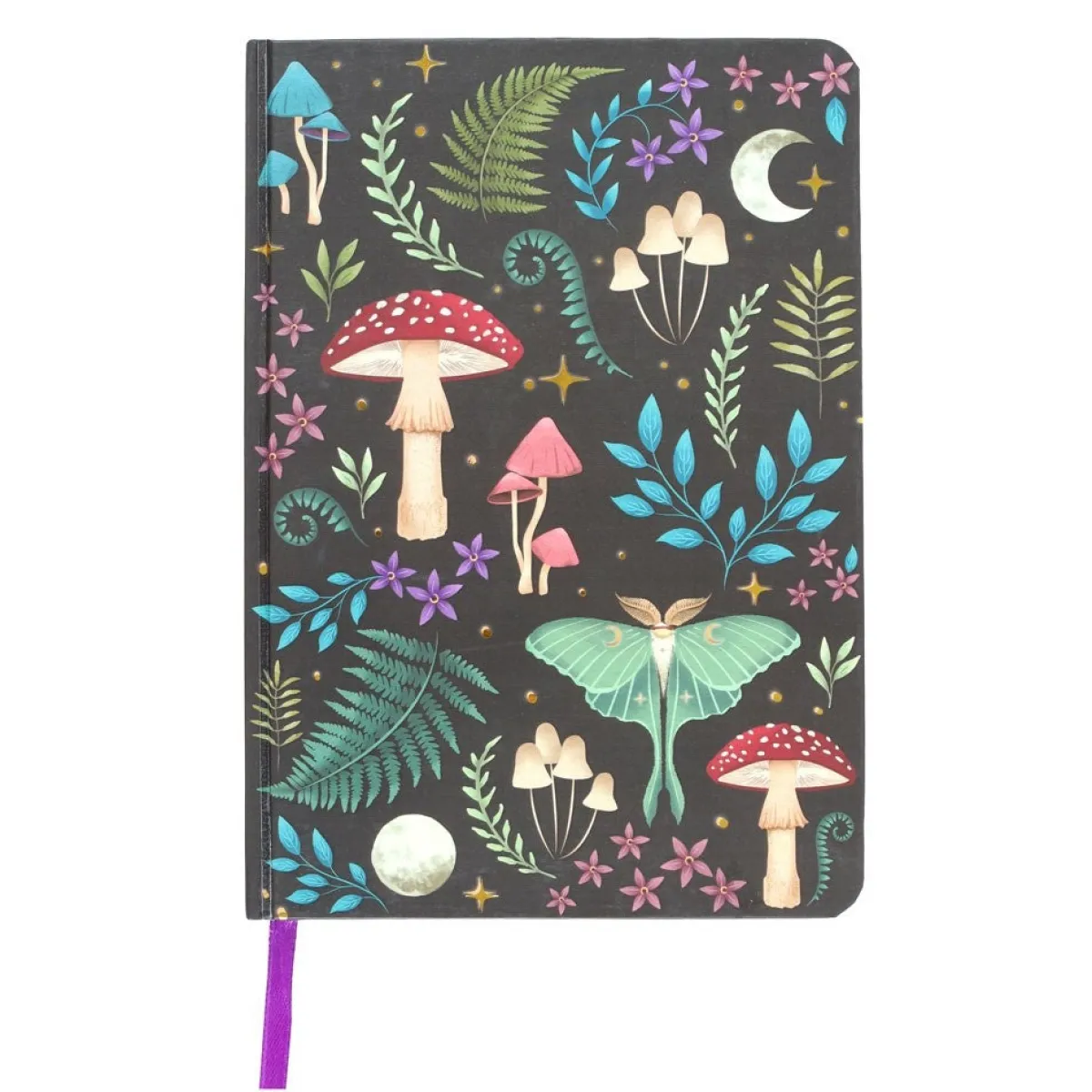 Hot Dark Forest Print - A5 muistikirja Toimistotarvikkeet|Ystävälle