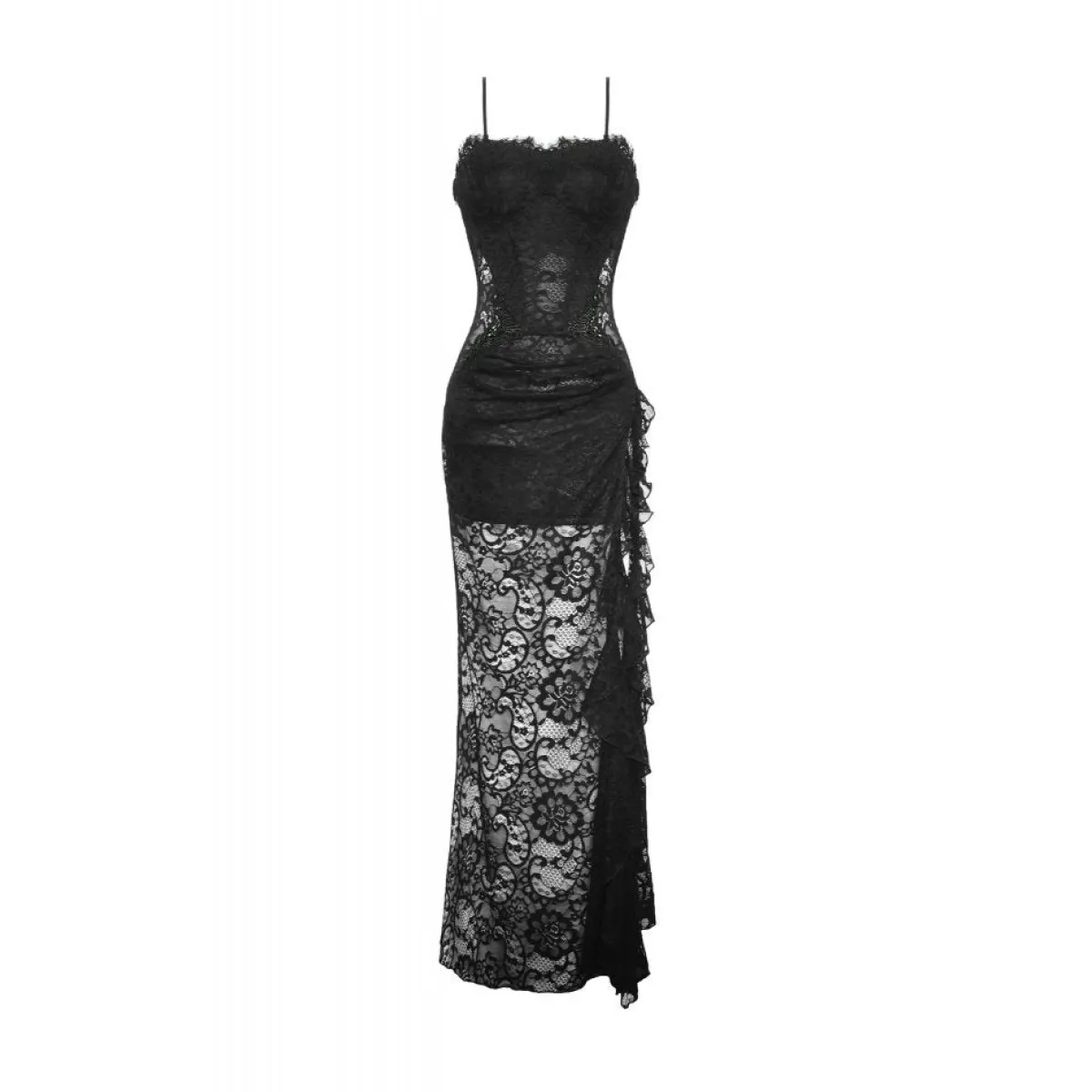 New Gothic Lace See-trough waist - Mekko Mekot|Goottikamaa