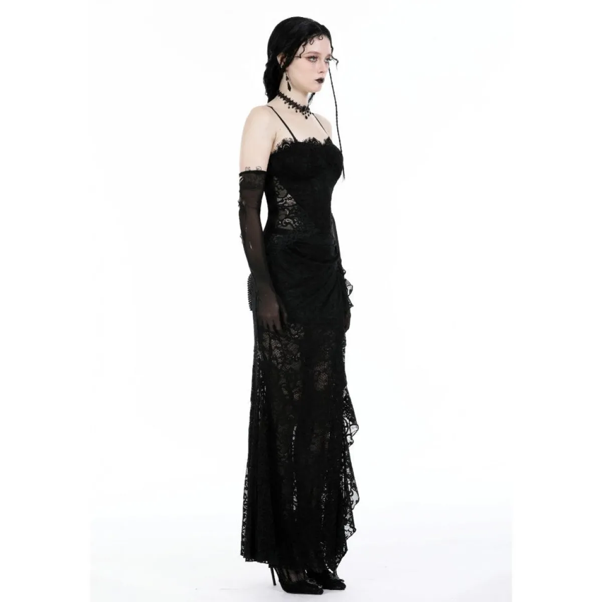 New Gothic Lace See-trough waist - Mekko Mekot|Goottikamaa