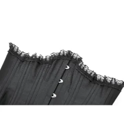 Metal Boned - Underbust korsetti Goottikamaa|Naamiaisasut