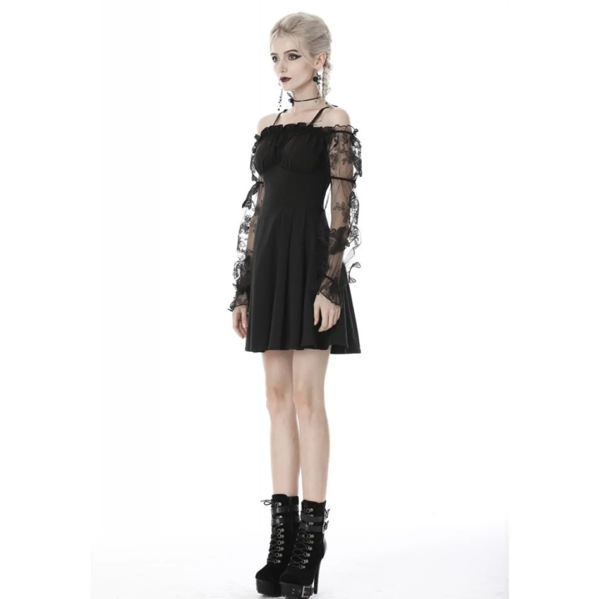 Sale Off Shoulder Lace Sleeves - Mekko Mekot