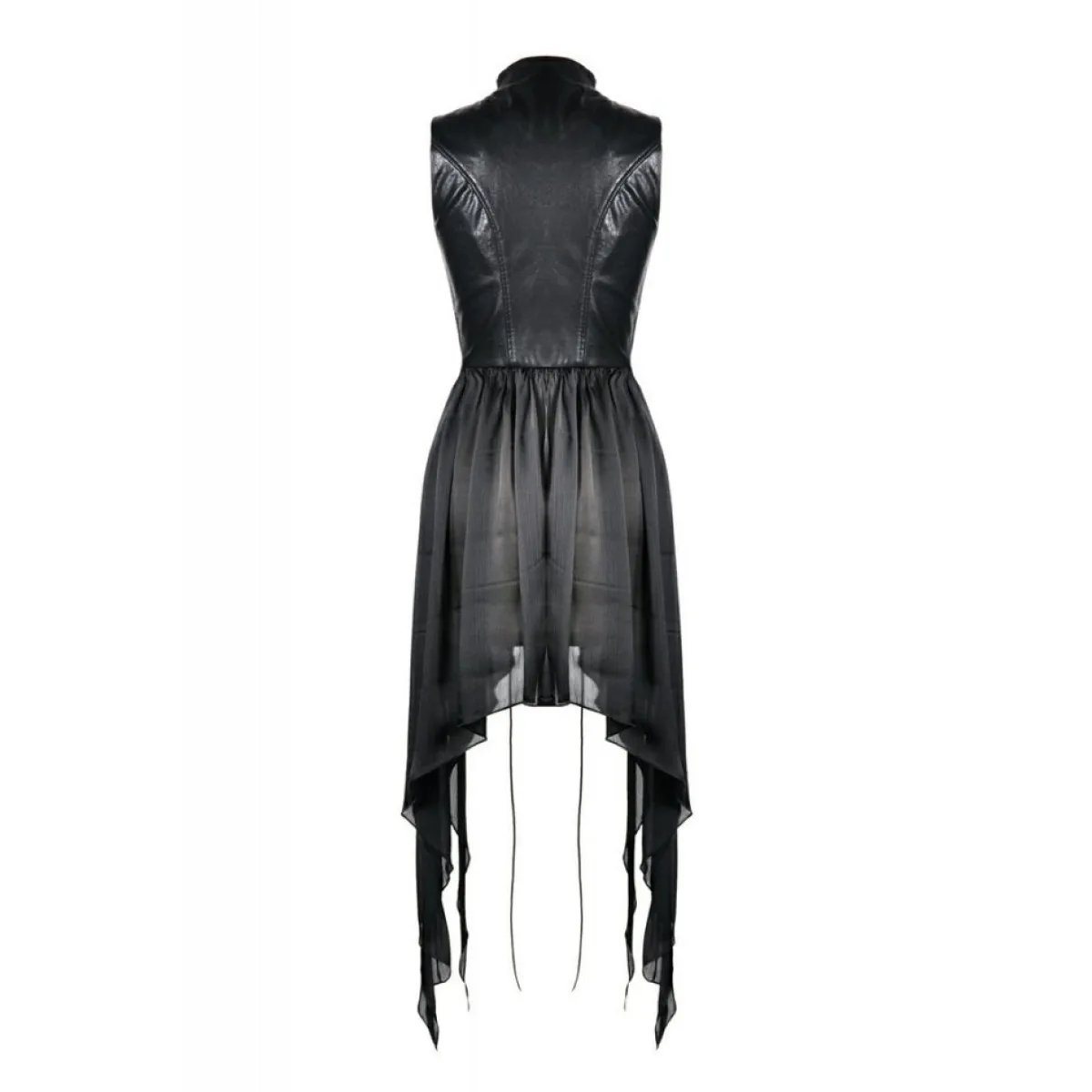 Outlet Punk Asymmetric Chiffon – Liivi Mekot|Goottikamaa