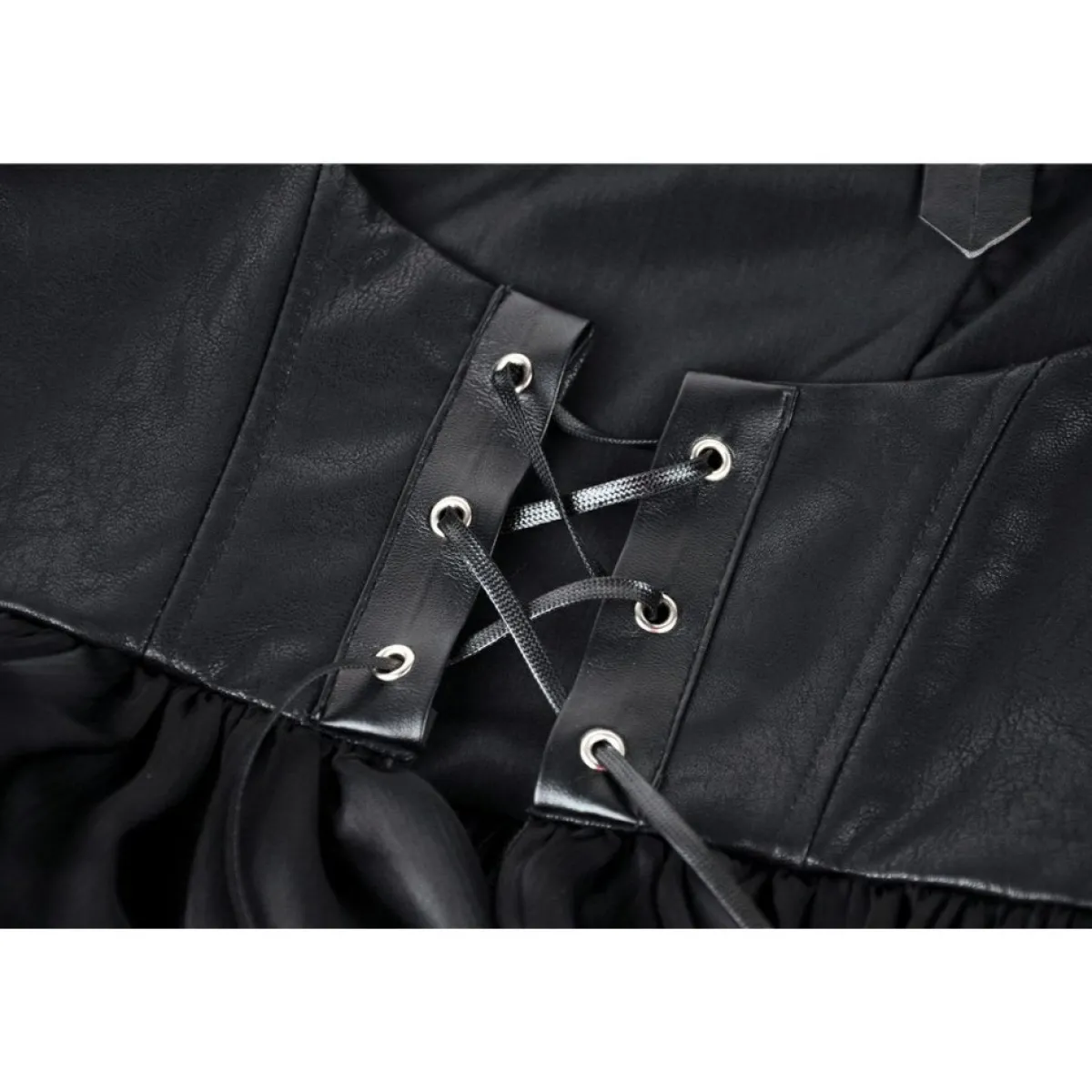 Outlet Punk Asymmetric Chiffon – Liivi Mekot|Goottikamaa