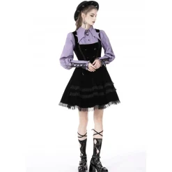 Sale Purple Witch - Kauluspaita Goottikamaa|Pitkähihaiset