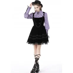 Sale Purple Witch - Kauluspaita Goottikamaa|Pitkähihaiset