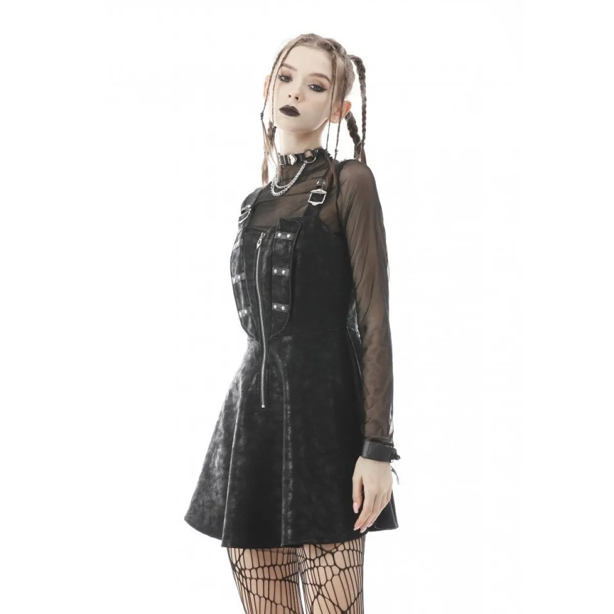 Hot Transparent High Neck - Mesh paita Goottikamaa|Pitkähihaiset