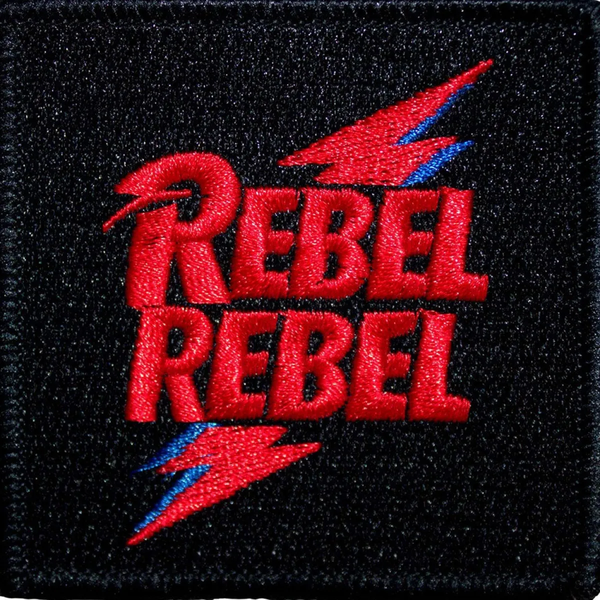 Discount David Bowie: Rebel Rebel Pink & Blue -Kangasmerkki Kangasmerkit|David Bowie
