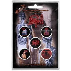Outlet Death Albums - Pinssi setti 5kpl Pinssit Ja Rintanapit|Death