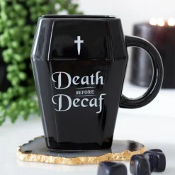 Best Death Before Decaf Coffin muki Goottikamaa|Muut Mukit