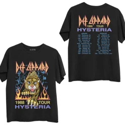 Discount Def Leppard Hysteria '88 - T-Paita T-Paidat|Bändipaidat