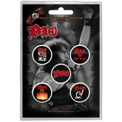 Best Dio We Rock - Pinssi setti 5kpl Pinssit Ja Rintanapit|Dio
