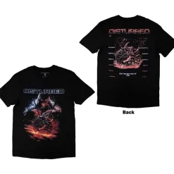 Hot Disturbed: European Tour '23 Medallion -T-paita T-Paidat|Bändipaidat