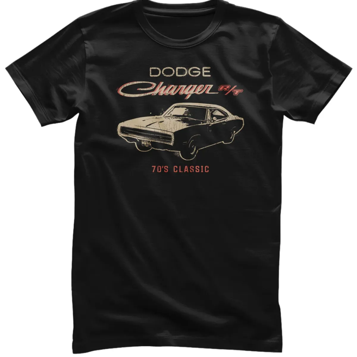 Clearance Dodge Vintage Charger - T-paita Autoteema|T-Paidat
