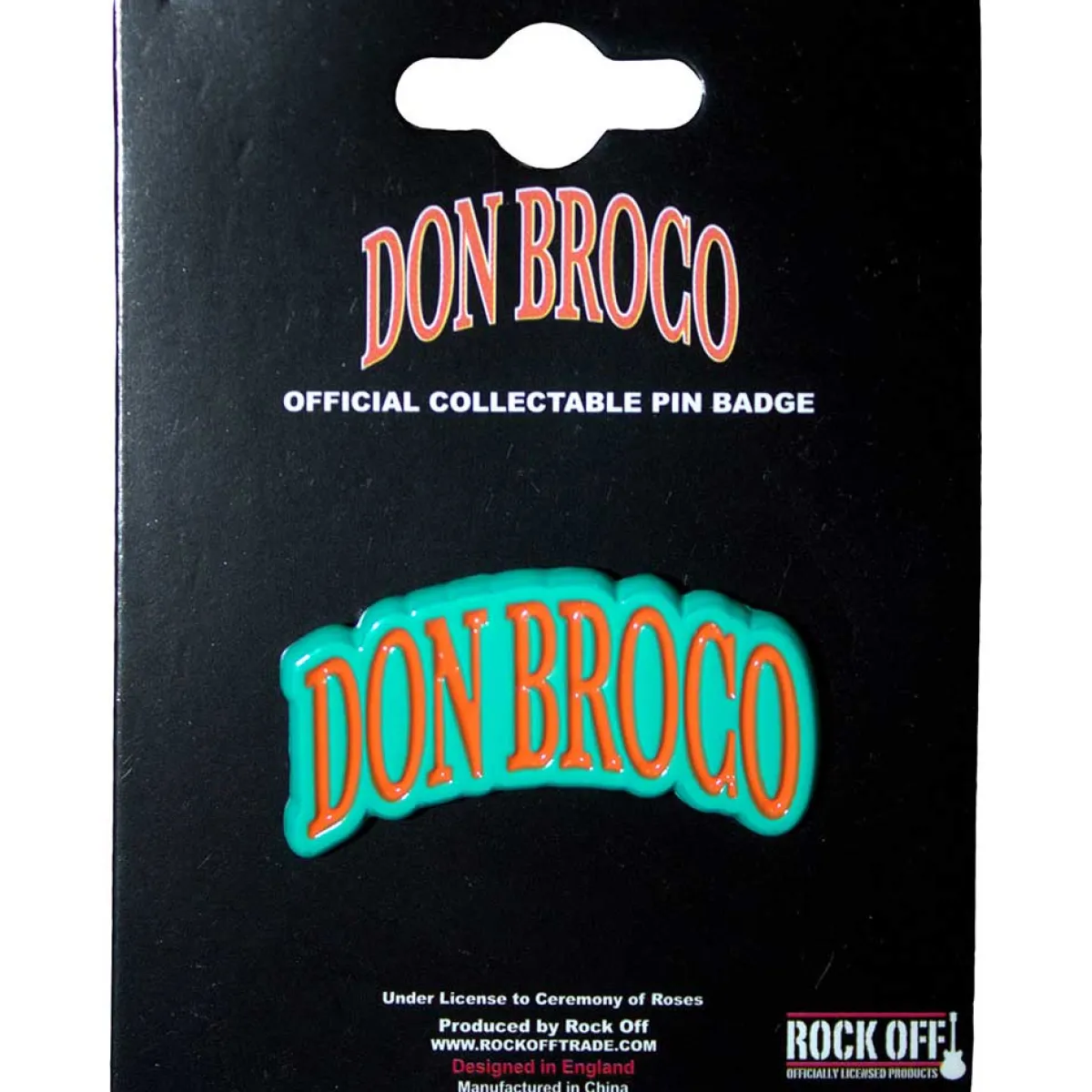 Clearance Don Broco: Orange logo - Pinssi Don Broco|Pinssit Ja Rintanapit