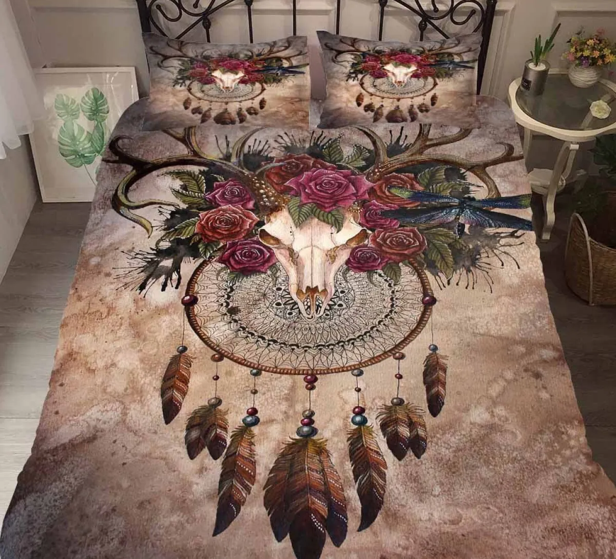 Online Dream catcher - Pussilakana + tyynyliina Kantri & Western|Sisustustekstiilit