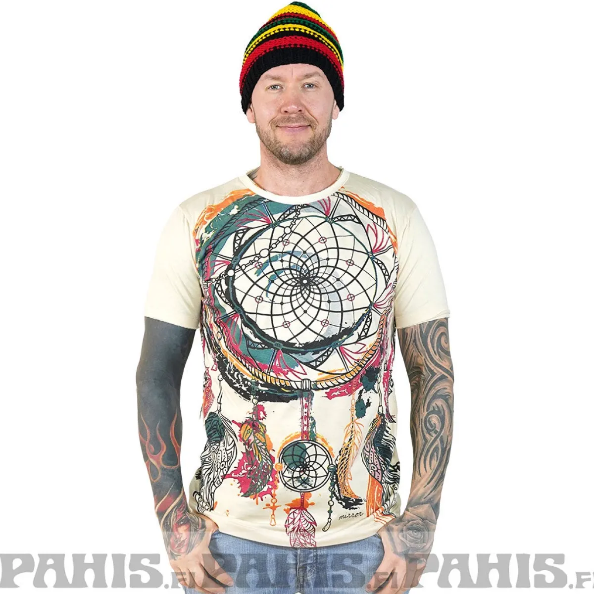 Hot Dreamcatcher - T-paita, beige Hippikamaa|T-Paidat