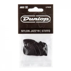 New Jazz III -plektrat, 6kpl Musta Plektrat