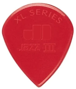 Clearance Jazz III XL -plektrat, 6kpl Punainen Plektrat